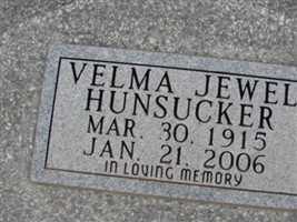Velma Jewell Wright Hunsucker Velma Jewell Wright Hunsucker