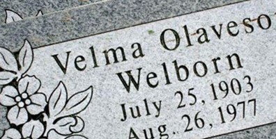 Velma Olavesen Welborn