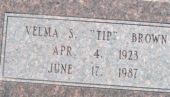 Velma S. Tip Brown
