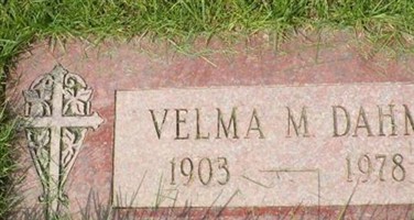 Velma Wilhelmine Sophia Linnemeier Dahm Velma Wilhelmine Sophia Linnemeier Dahm