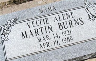 Veltie Alene Martin Burns