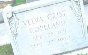 Velva Crist Copeland