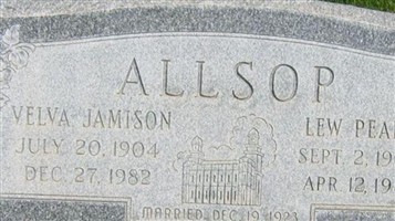Velva Dean Jamison Allsop