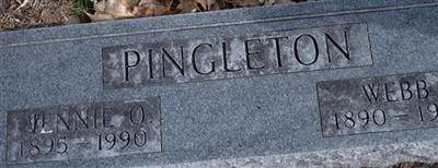 Vennie Ola Barnes Pingleton Vennie Ola Barnes Pingleton