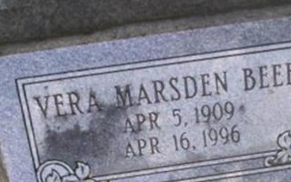 Vera Dye Marsden Beebe Vera Dye Marsden Beebe