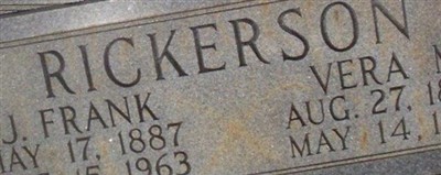 Vera M. Rickerson Vera M. Rickerson