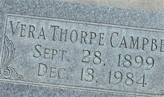 Vera Thorpe Campbell Vera Thorpe Campbell