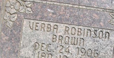 Verba Robinson Brown