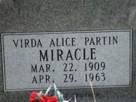 Verda Alice Partin Miracle