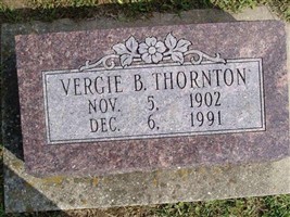 Vergie B Thorton Vergie B Thorton