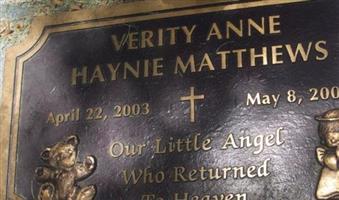 Verity Anne Haynie Matthews