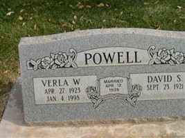 Verla Wittwer Powell Verla Wittwer Powell
