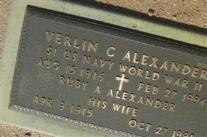 Verlin C Alexander Verlin C Alexander