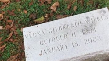 Verna Gilbreath Wilkes Verna Gilbreath Wilkes
