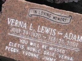 Verna L. Lewis Adams