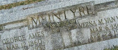 Verna M VanVleck McIntyre Verna M VanVleck McIntyre