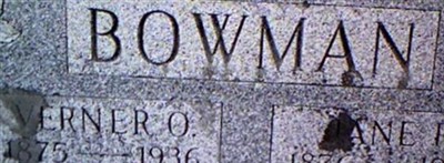 Verner O. Bowman Verner O. Bowman