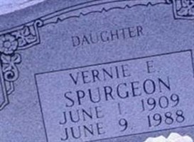 Vernie E Spurgeon Vernie E Spurgeon