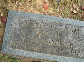 Vernie Putnam Hamrick Vernie Putnam Hamrick
