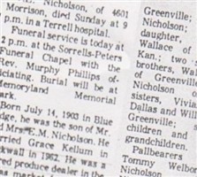 Vernon E. Nicholson