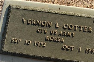 Vernon L Cotter Vernon L Cotter