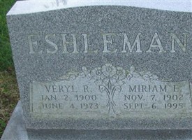 Veryl K Eshleman Veryl K Eshleman
