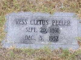 Vess Cletus Peeler