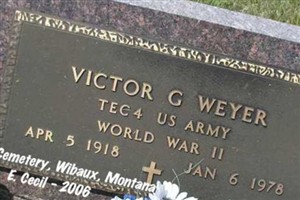 Victor George Weyer Victor George Weyer