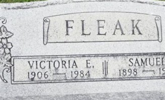 Victoria E. Fleak Victoria E. Fleak