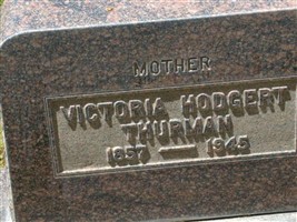Victoria Hodgert Thurman Victoria Hodgert Thurman