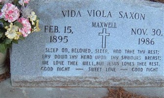 Vida Viola Saxon
