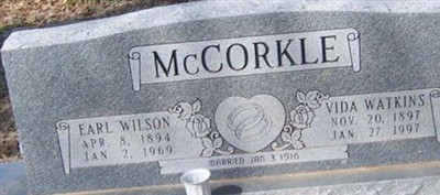 Vida Watkins McCorkle Vida Watkins McCorkle