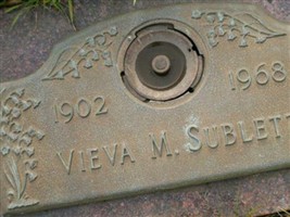 Vieva M. Sublett Vieva M. Sublett