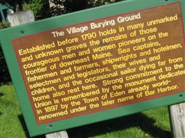 Village Burying Ground Village Burying Ground