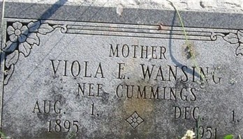 Viola E Cummings Wansing
