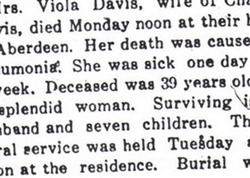 Viola Glendora Drew Davis