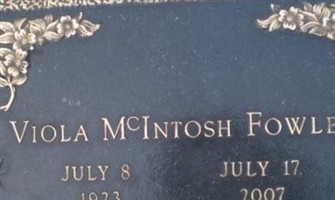 Viola McIntosh Fowler