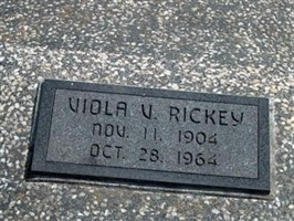 Viola V. Rickey Viola V. Rickey