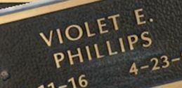 Violet E. Phillips Violet E. Phillips