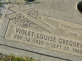 Violet Louise Gregory Violet Louise Gregory