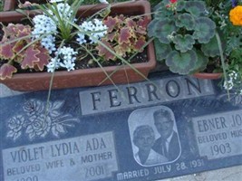 Violet Lydia Ada Ferron Violet Lydia Ada Ferron
