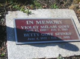 Violet Milam Goff