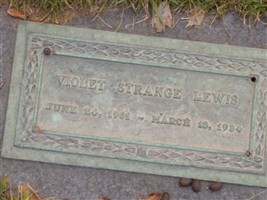 Violet Strange Lewis Violet Strange Lewis