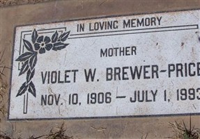 Violet W Brewer-Price Violet W Brewer-Price
