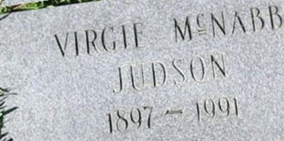 Virgie McNabb Judson
