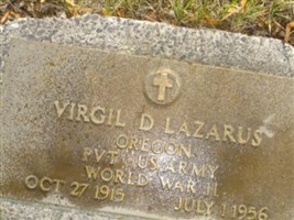 Virgil D Lazarus Virgil D Lazarus