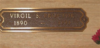 Virgil S Proctor
