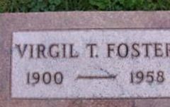 Virgil T Foster Virgil T Foster