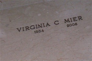 Virgina Frances Covell Mier Virgina Frances Covell Mier
