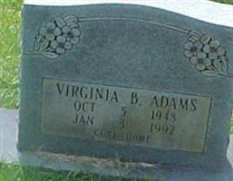 Virginia B Adams